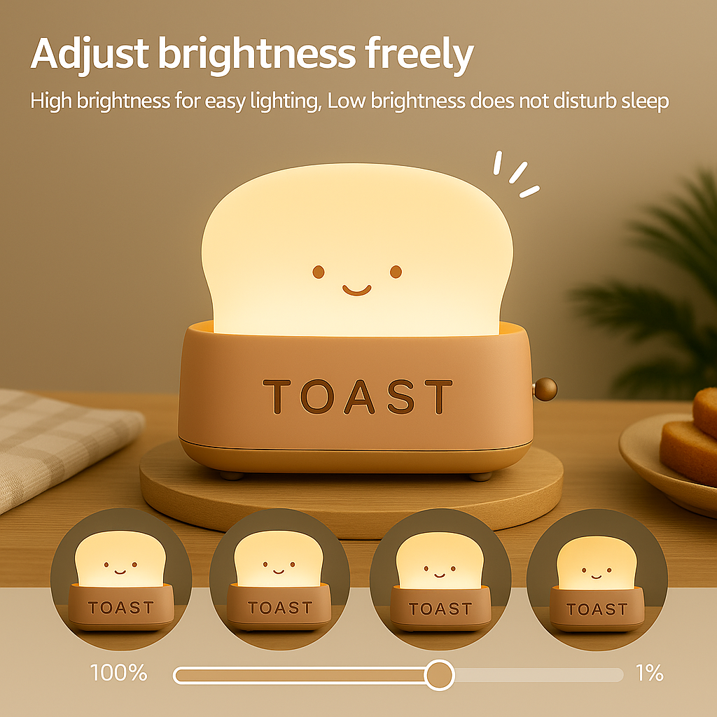 Glow with the Toast Night Lamp